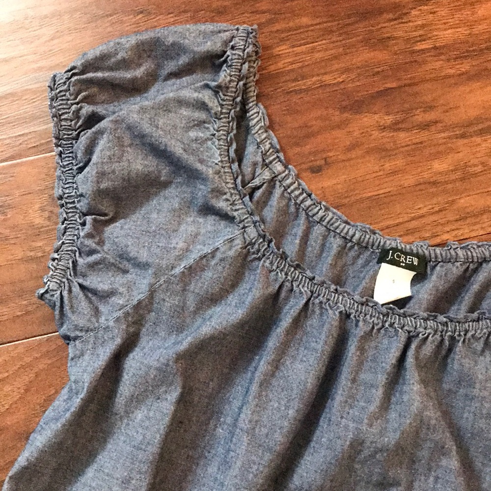 JCrew Denim Top - Picture 2 of 2